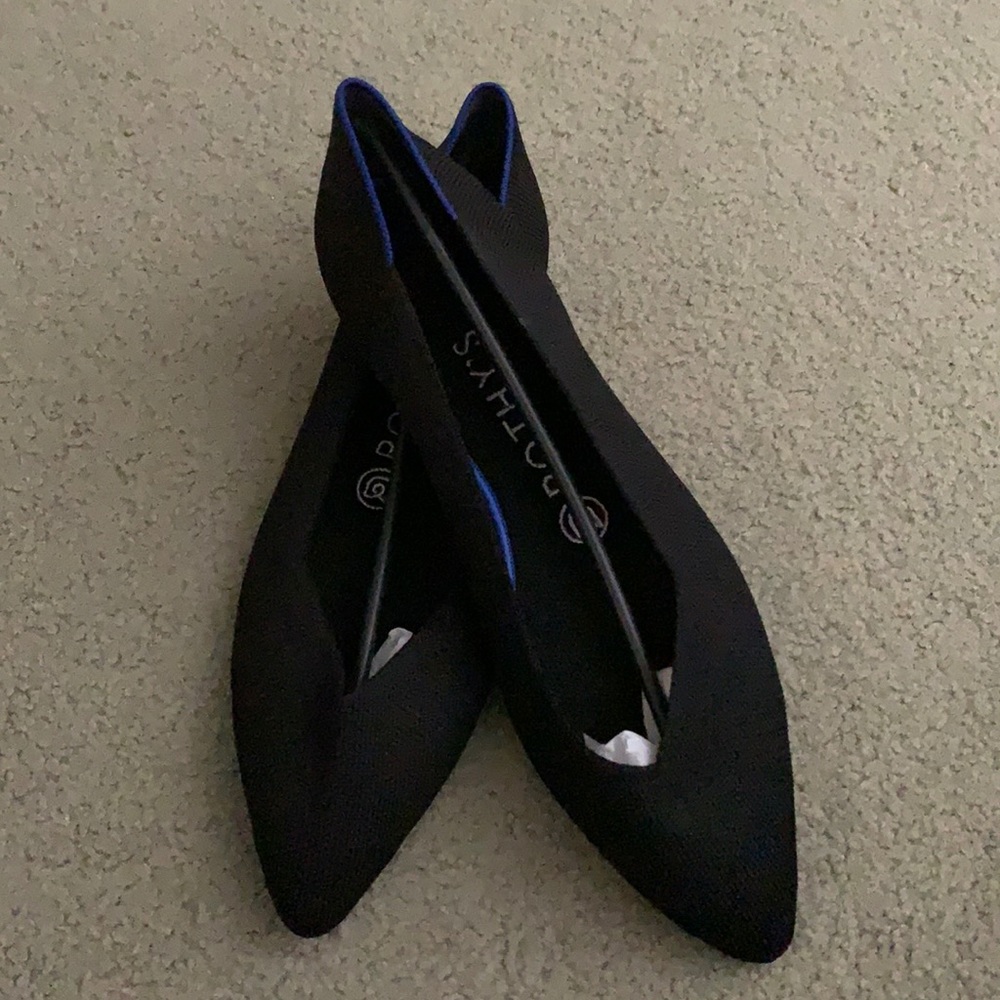 Rothy’s The Point in Black, sz 8.5